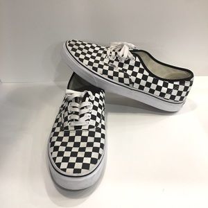 Era Black and White Checkered Vans Size 13